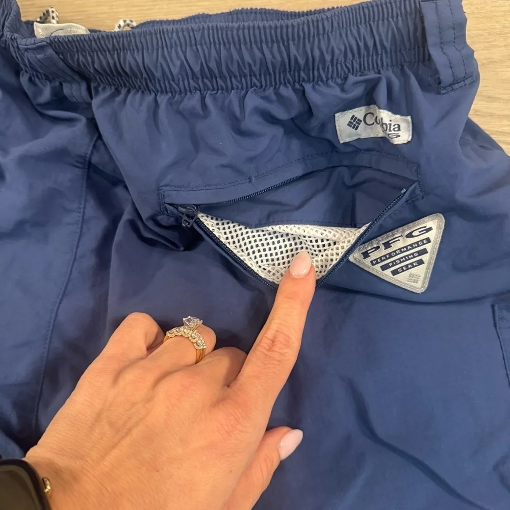 Columbia PFG Men’s Backcast Water Swim Shorts Blue